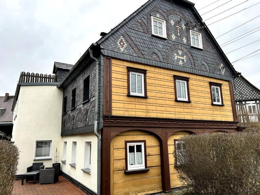 גרוסשונאו Rustikales Studio-Apartment Blockstube Im Haus Selma מראה חיצוני תמונה