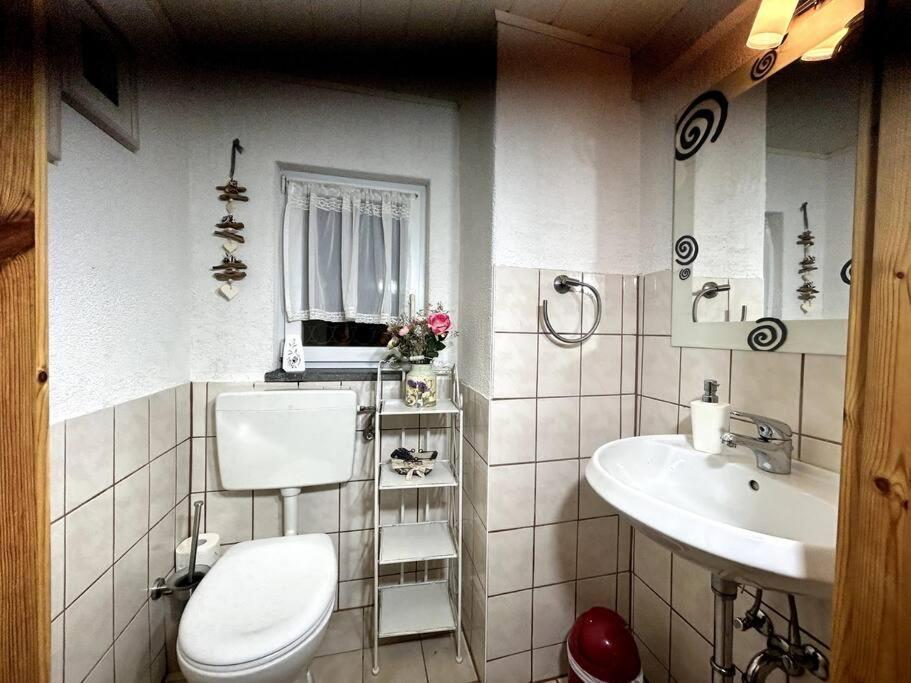 גרוסשונאו Rustikales Studio-Apartment Blockstube Im Haus Selma מראה חיצוני תמונה